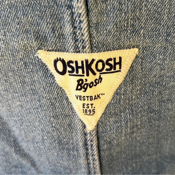 OshKosh B'gosh Blue and Pink Playful Unicorn Tulle Overalls - Picture 4 of 5